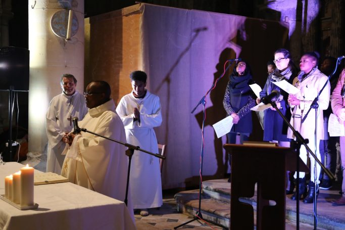 Chorale d'une église et messe